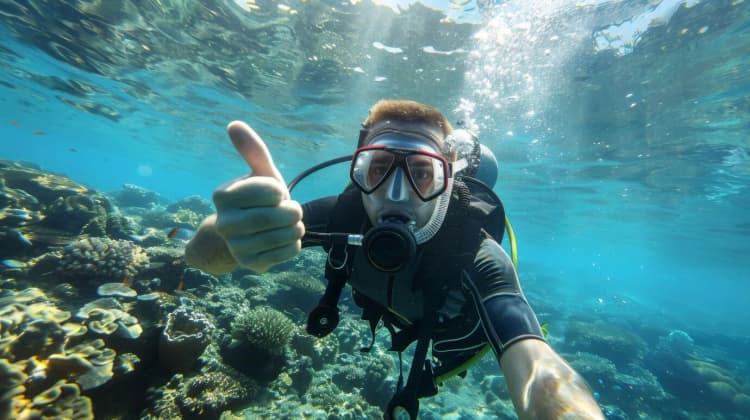 diving photo